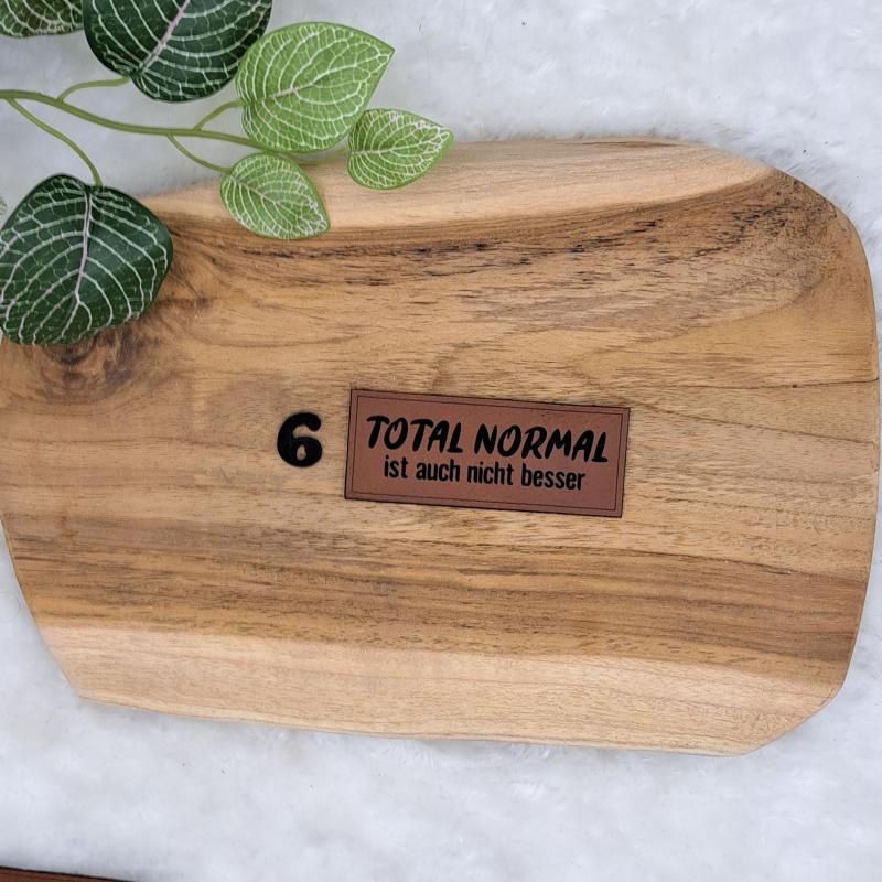 Kunstlederlabel "Sprüche 10"