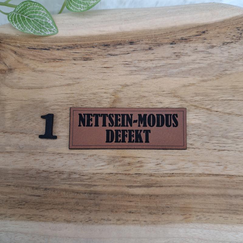 Kunstlederlabel "Sprüche 11"