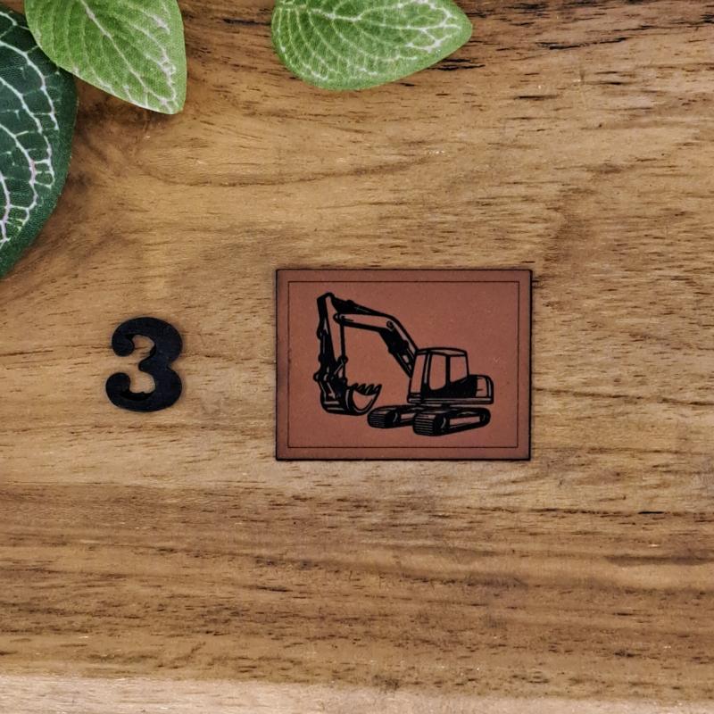 Kunstlederlabel "Bagger"