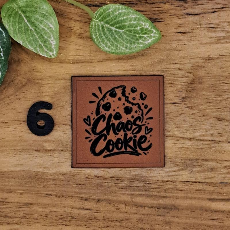 Kunstlederlabel "Cookies"