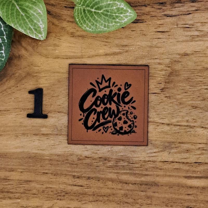 Kunstlederlabel "Cookies"