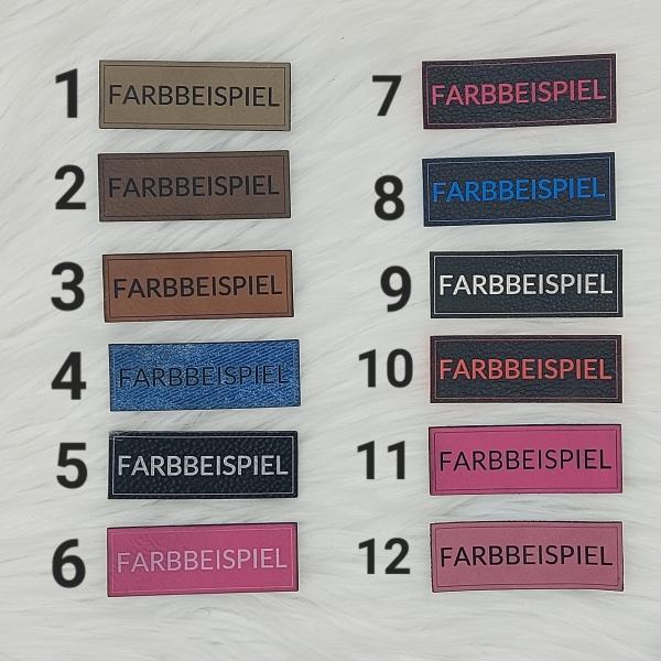 Kunstlederlabel "Es eskaliert eh"