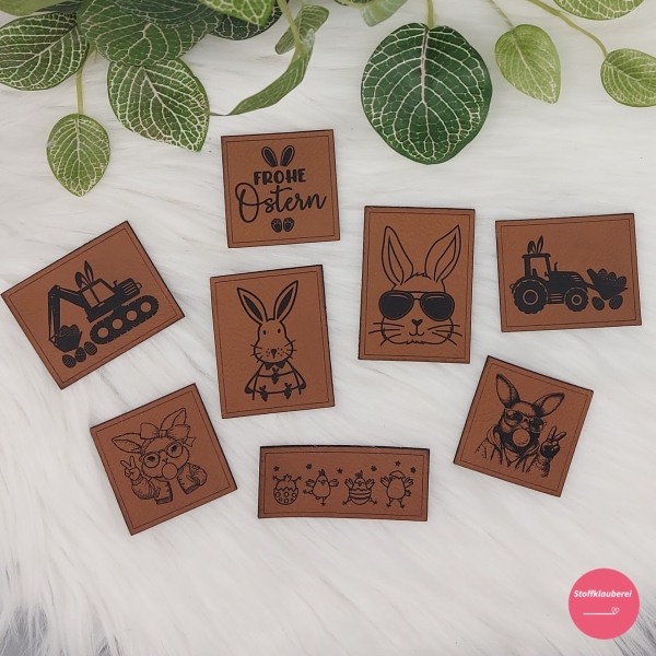 Kunstlederlabel "Ostern"