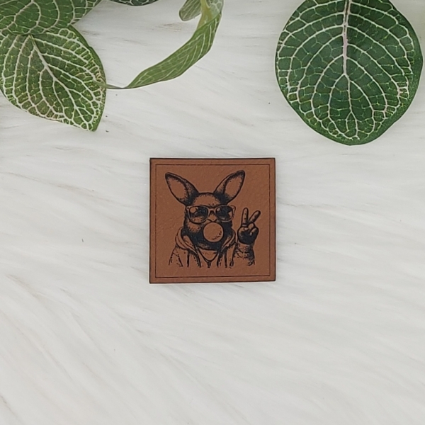 Kunstlederlabel "Ostern"