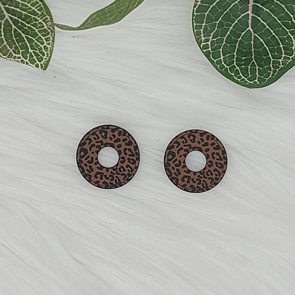 Kunstlederlabel "Ösenpatches Leolook"