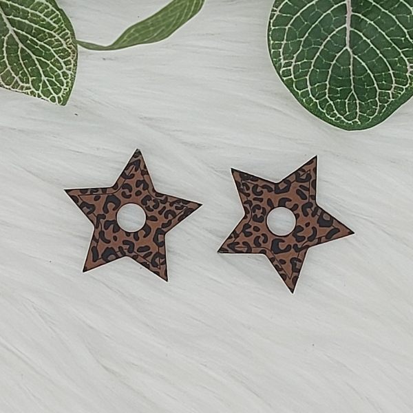 Kunstlederlabel "Ösenpatches Leolook"
