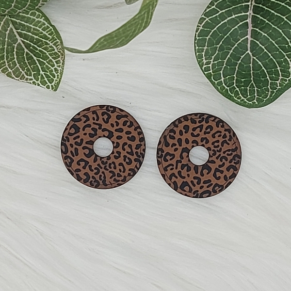 Kunstlederlabel "Ösenpatches Leolook"