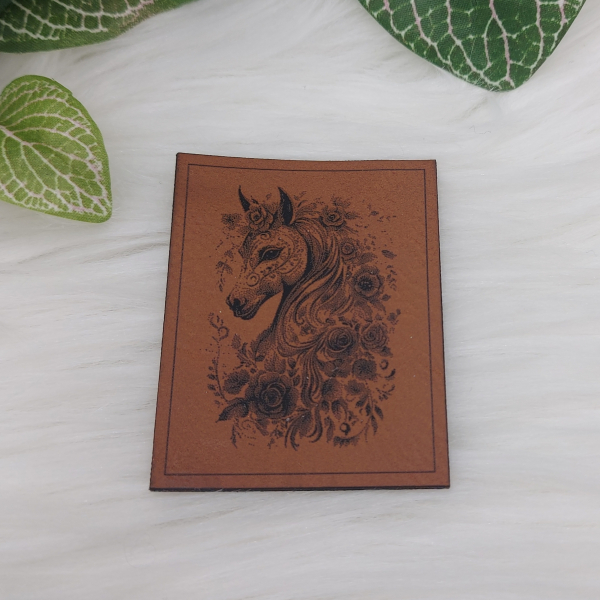 Kunstlederlabel "Día de Muertos"