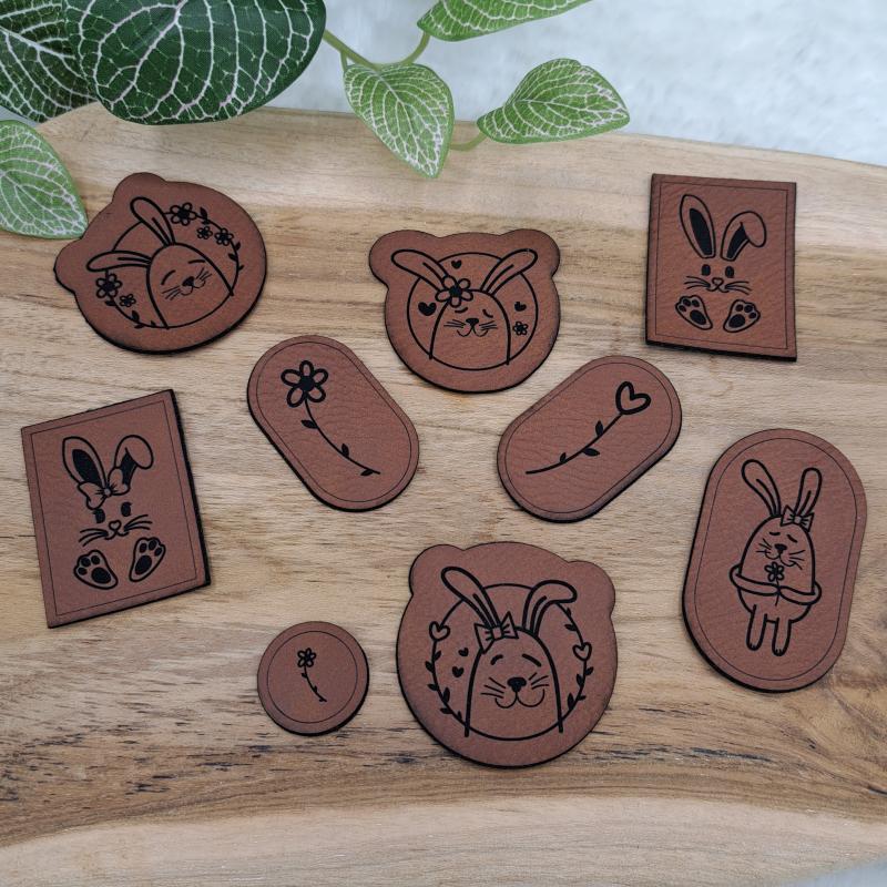 Kunstlederlabel "Ostern 2"