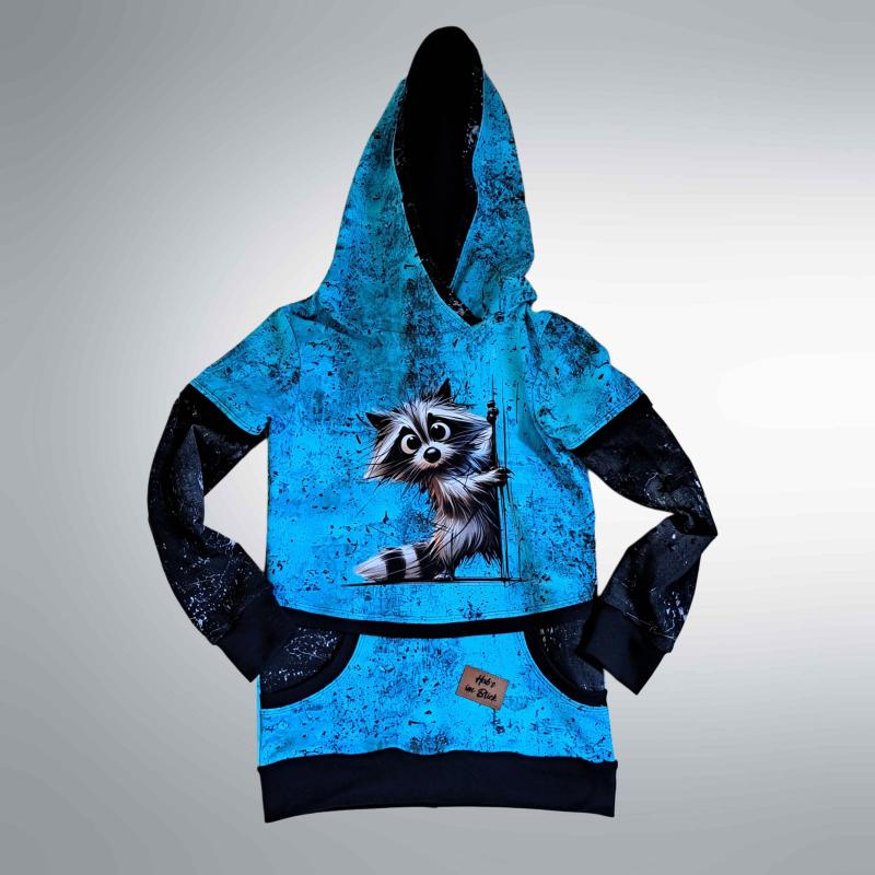 Hoodie Größe 140 "Waschbär" von @Fylous Style