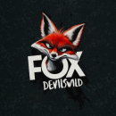 "Fox Devils Wild" Panel by Thorsten Berger French Terry