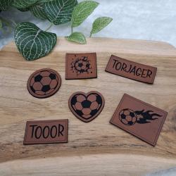 Kunstlederlabel "Fußball"