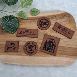 Kunstlederlabel "Sommer"