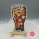 "Cola" Bügelbild  (ca. 13,5cm X 7cm)