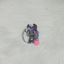 "Einhorn mit Sense" Bügelbild klein (ca. 7cm X 5,5cm)