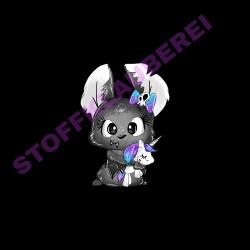 "Kuschelfreund" Kunstleder 40x40cm