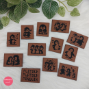 Kunstlederlabel "Pinguin"