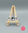 "Totenkopf" Bügelbild (ca. 2,5cm X 6cm)